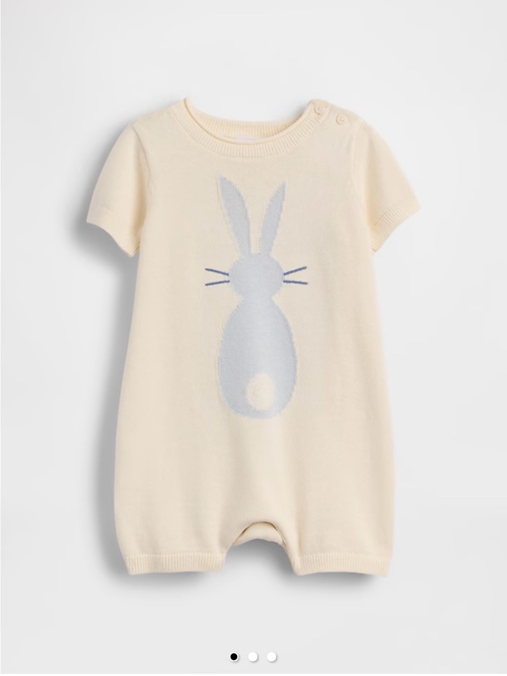 GAP Cream Knit Bunny One-Piece